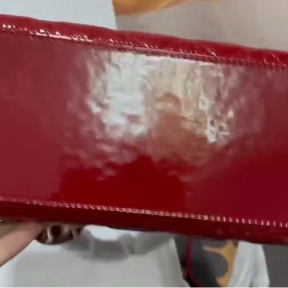Dior Elegant Inspiration  Burgundy Handbag - Picture 7 of 8